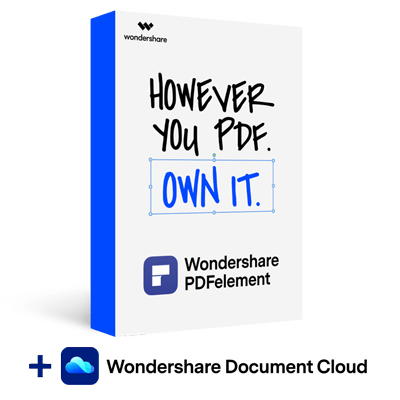 Wondershare PDFelement pro and document cloud