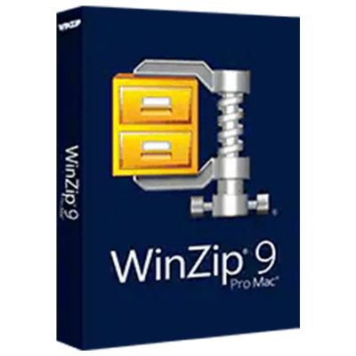 Winzip 9 Pro MAC Product Box